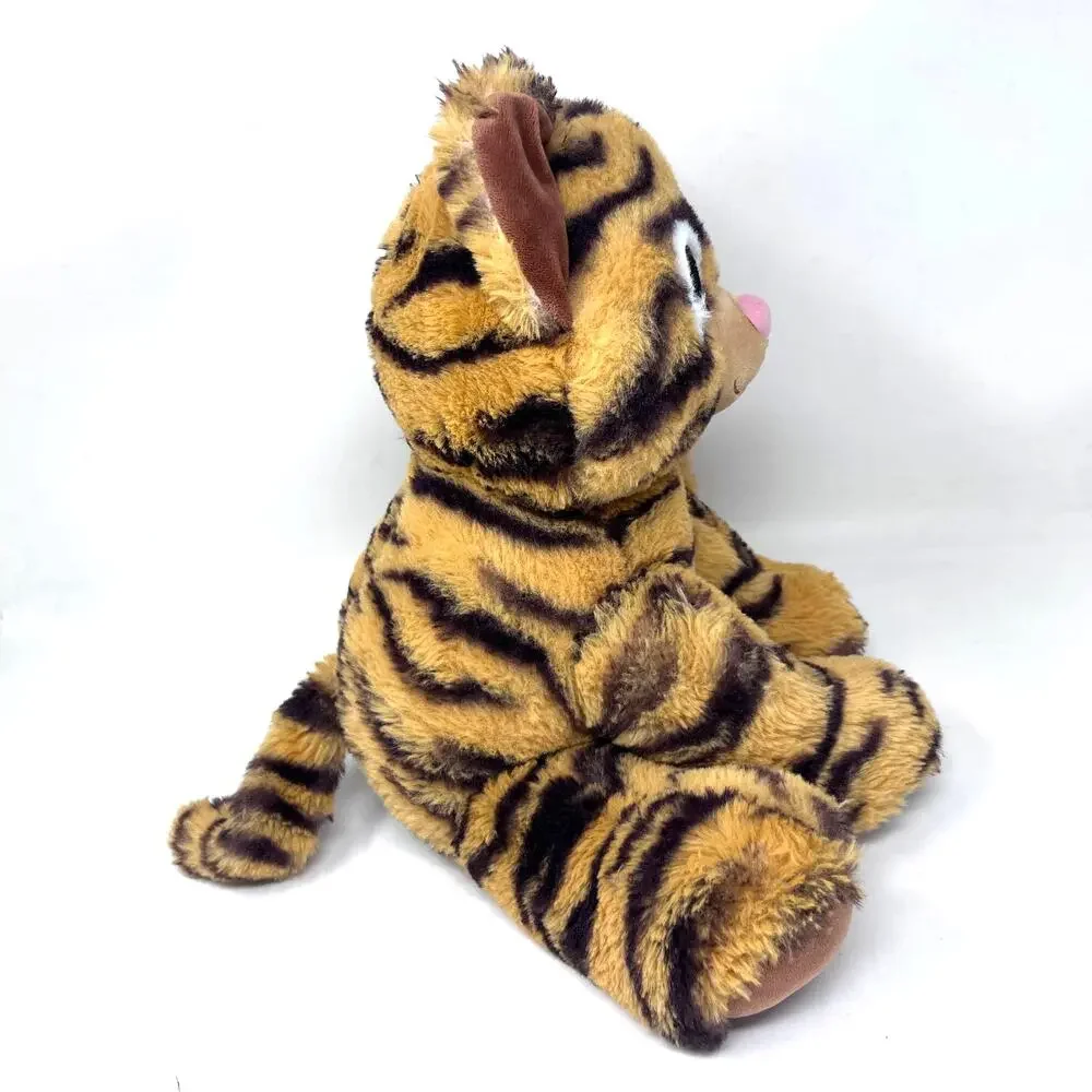 Build A Bear Tiger Cub Sitting Striped Cat‎ 2016 Stuffed Animal Plush BABW